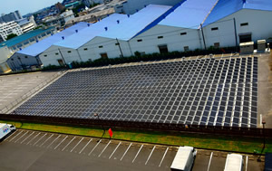松戸競輪場駐車場ソーラー発電所