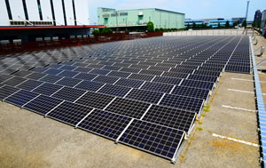 松戸競輪場駐車場ソーラー発電所